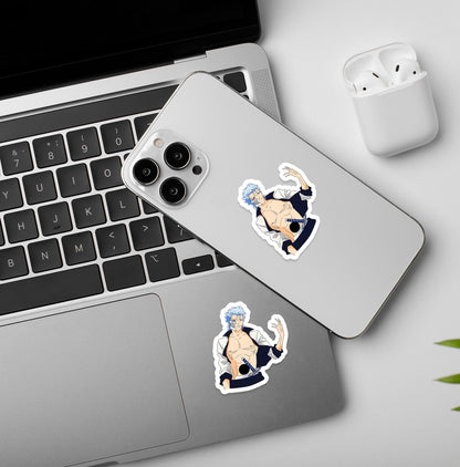 Grimmjow Bleach - Laptop & Mobile Stickers