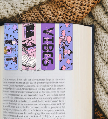 Magnetic Bookmark - Set Of 4 - Spooky Vibes