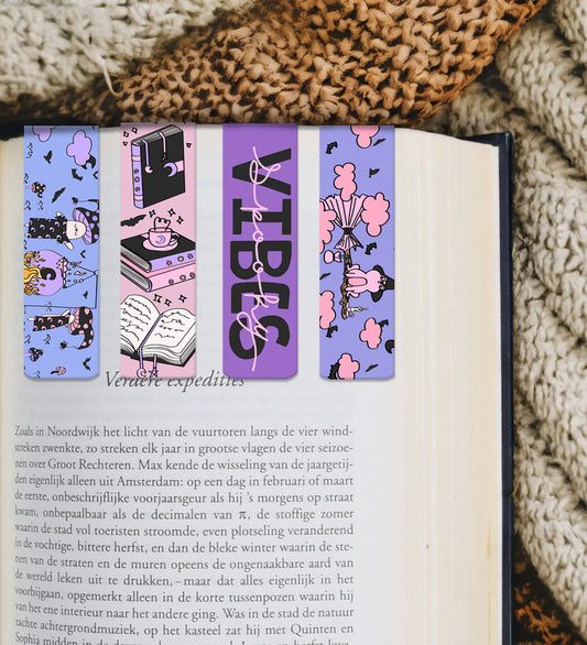Magnetic Bookmark - Set Of 4 - Spooky Vibes