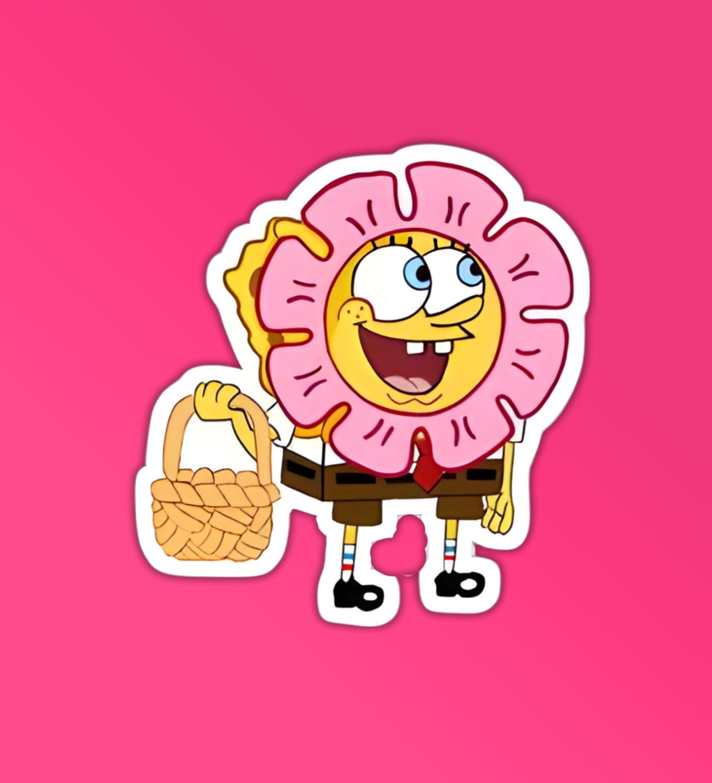 Happy Shopper Spongebob - Laptop & Mobile Stickers