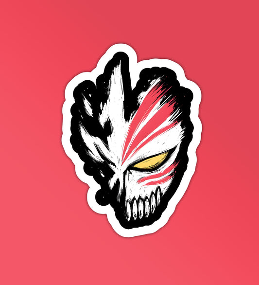 Hollow Mask Bleach - Laptop & Mobile Stickers