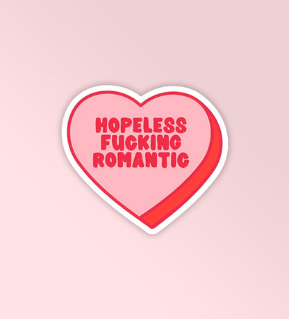 Hopeless Romantic | Laptop & Mobile Stickers