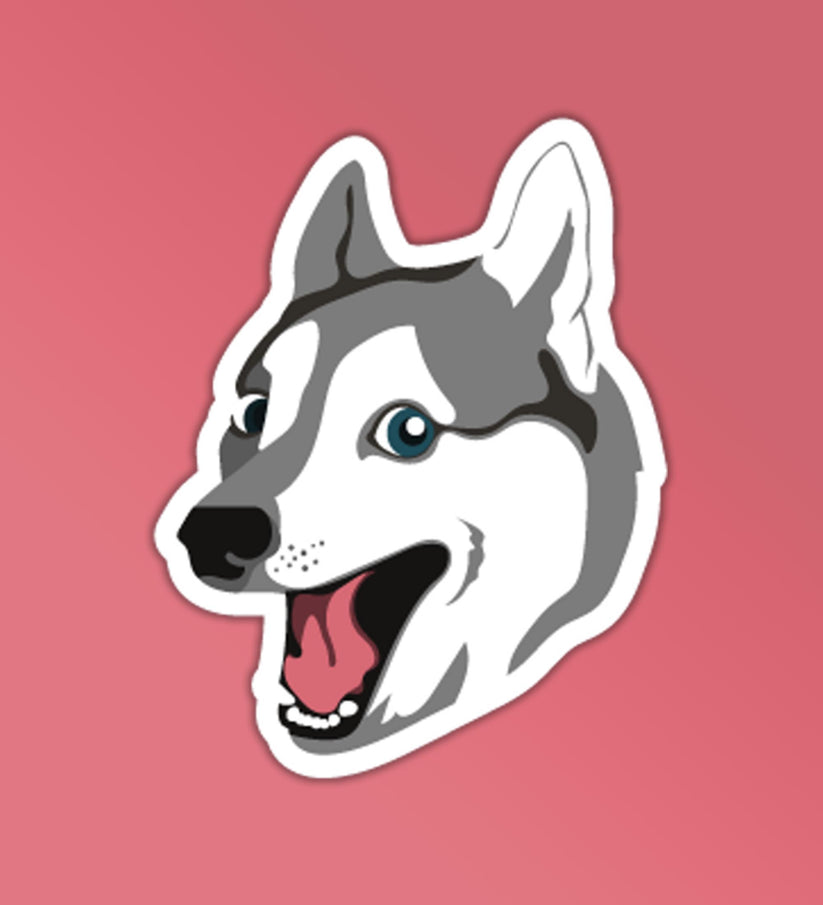 Husky HAAAAA! Meme - Vinyl Laptop / Mobile Sticker – Peeekaboo