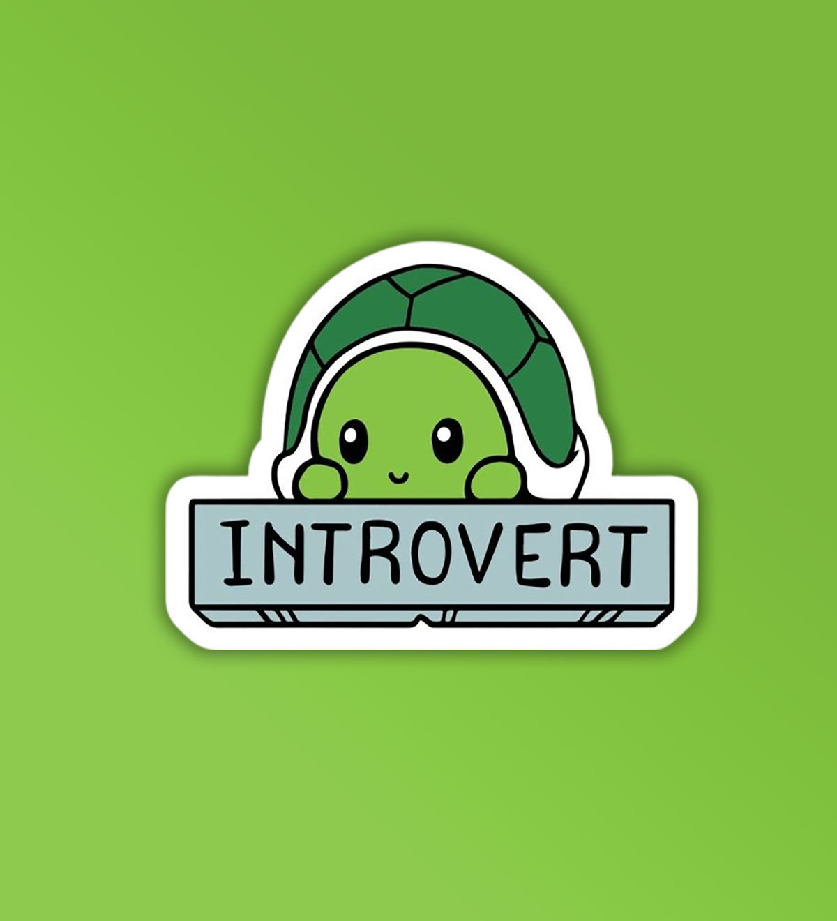 Introvert Sticker Introvert Sticker – Peeekaboo