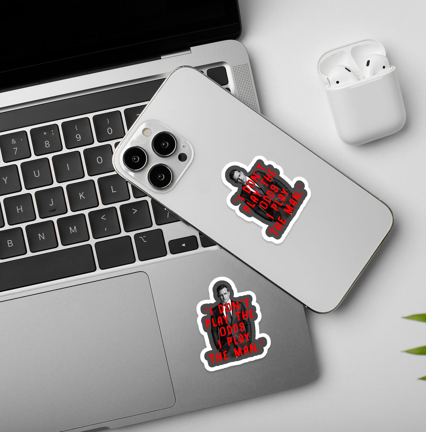 I Play The Man | Suits - Laptop / Mobile Sticker