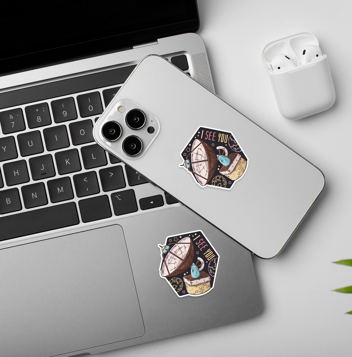 I See You | Laptop And Mobile Stickers