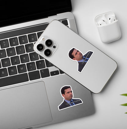 I Understand Nothing - The Office |  Laptop & Mobile Stickers