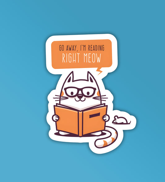 I'm Reading Right Now - Laptop & Mobile Stickers