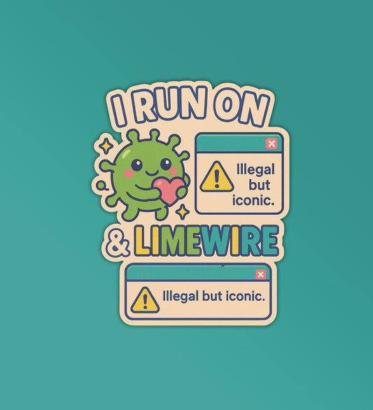 Illegal But Iconic Sticker