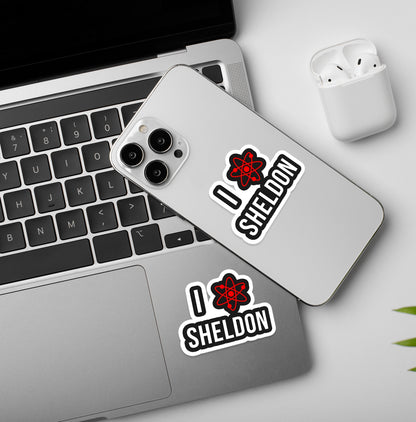 I <3 Sheldon | BBT - Laptop / Mobile Sticker