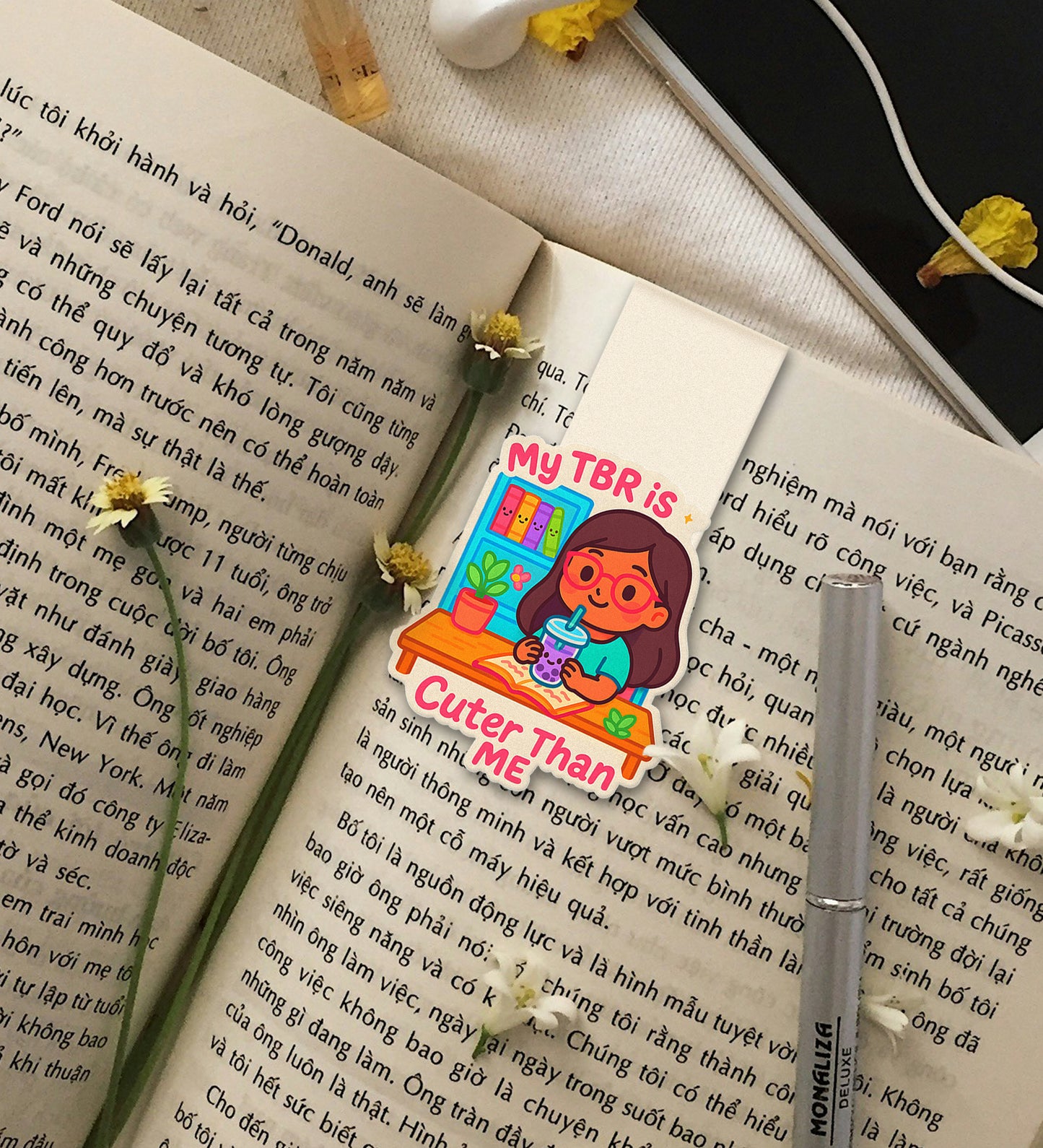 Magnetic Bookmark - My TBR Is Cuter Than Me