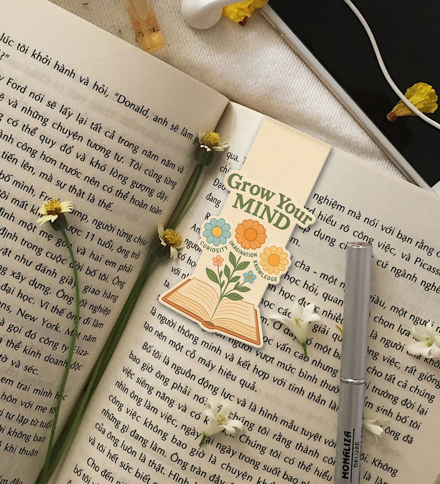 Magnetic Bookmark - Grow Your Mind