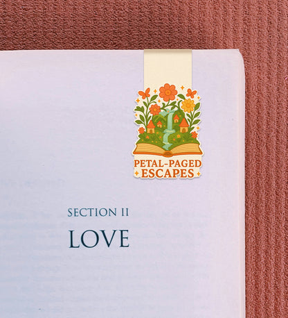Magnetic Bookmark - Petal Paged Escapes