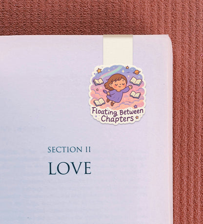 Magnetic Bookmark - Floating Between Chapters