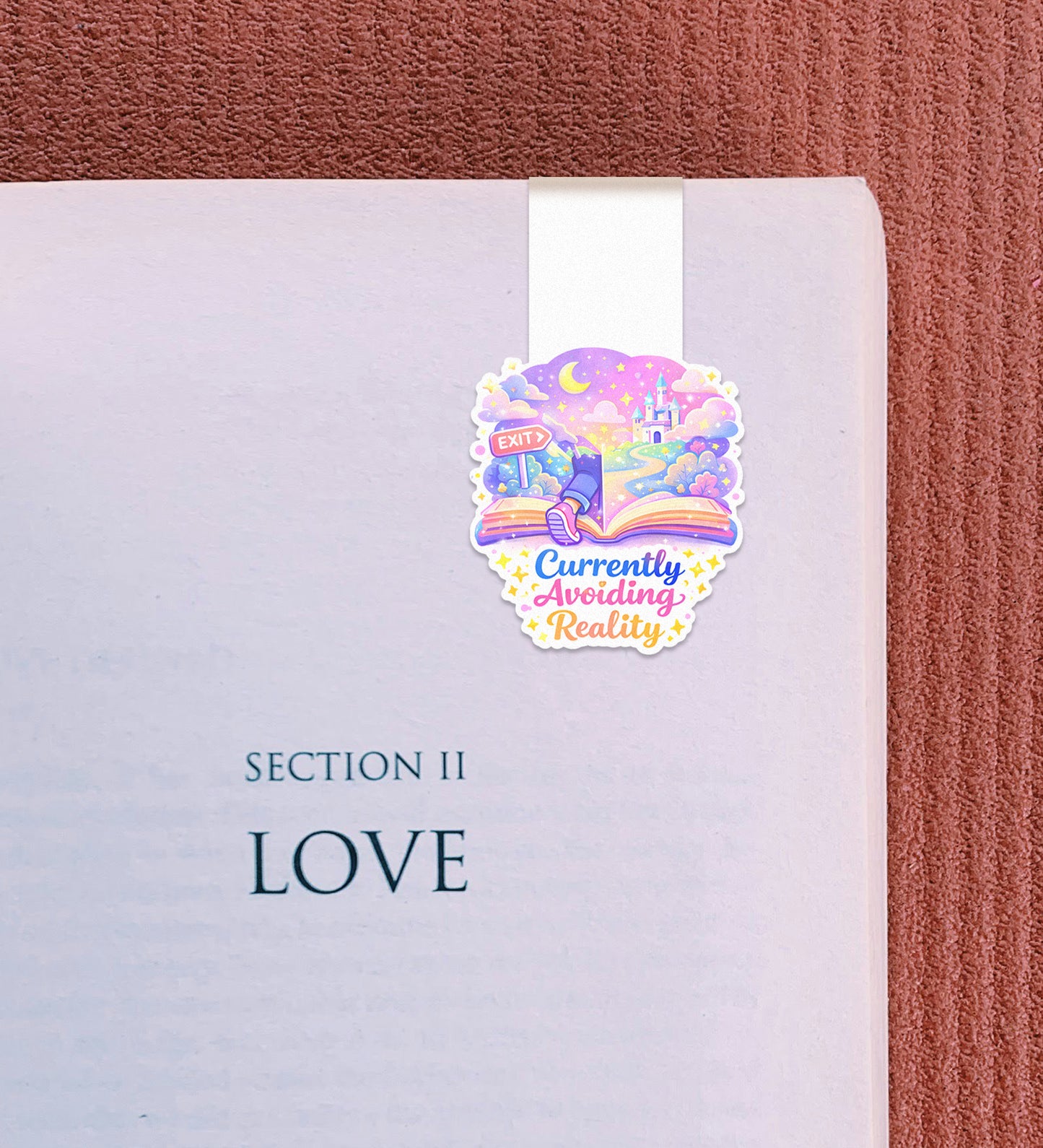 Magnetic Bookmark - Currently Avoiding Reality