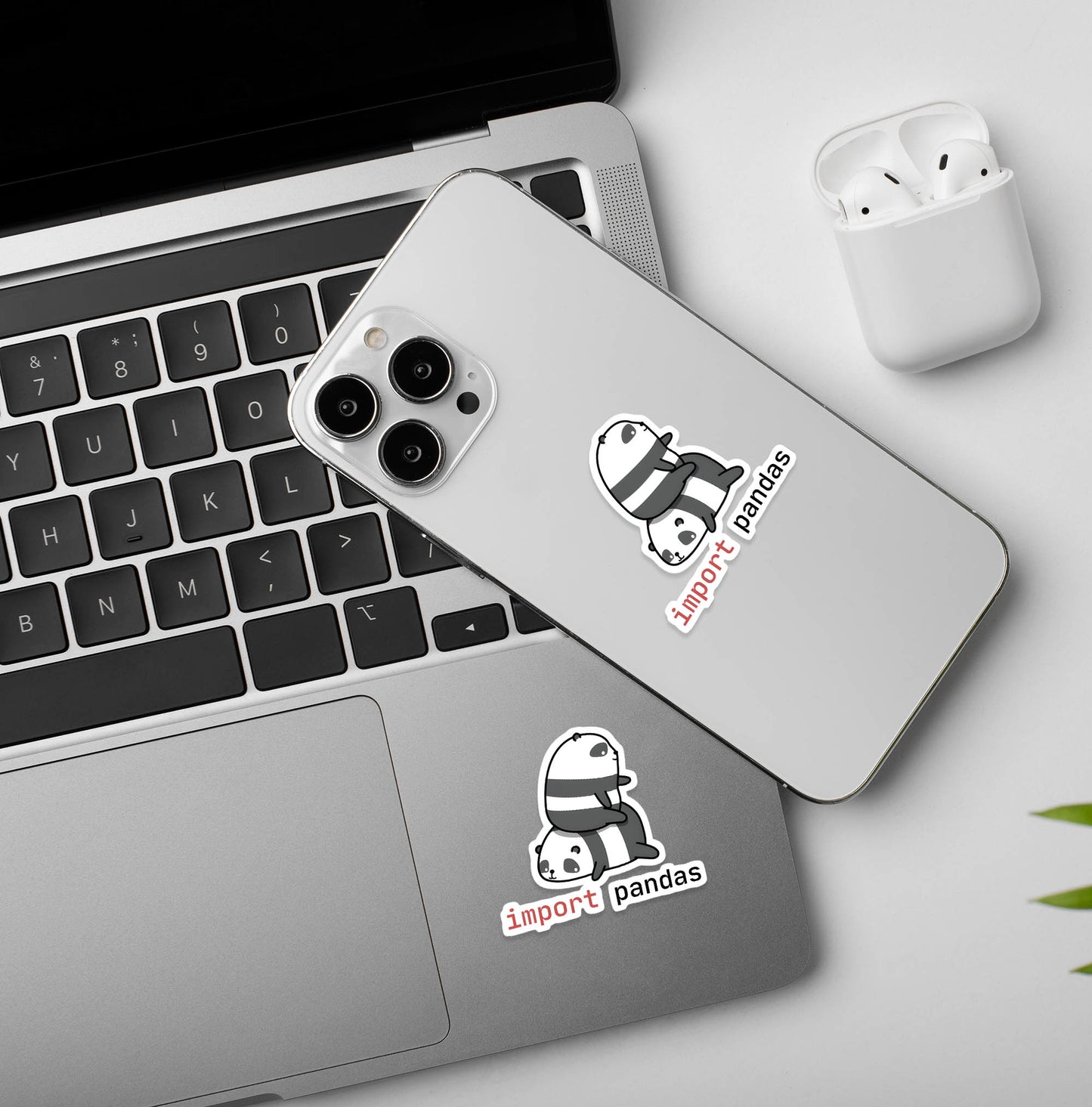 Import Panda Programmer - Coding Sticker