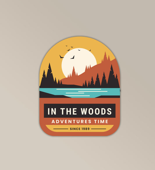 In The Woods Sticker