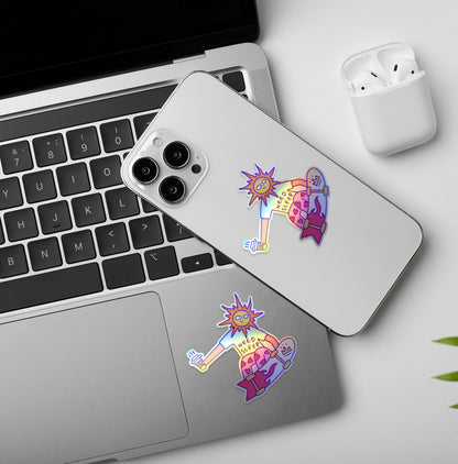 I Need Sleep | Holographic Laptop / Mobile Sticker