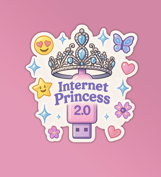 Internet Princess Sticker
