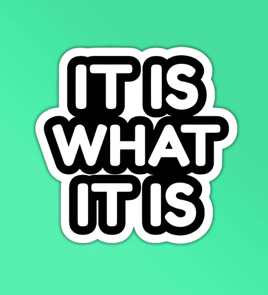It Is What It Is