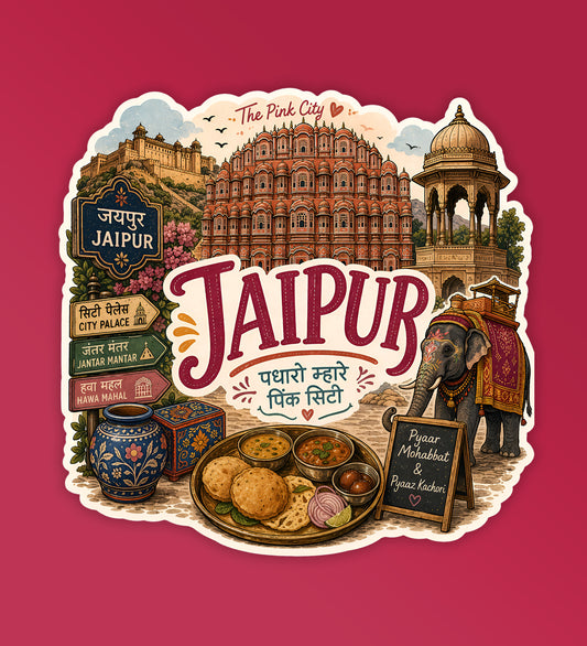 Jaipur - Indian City Laptop / Phone Stickers