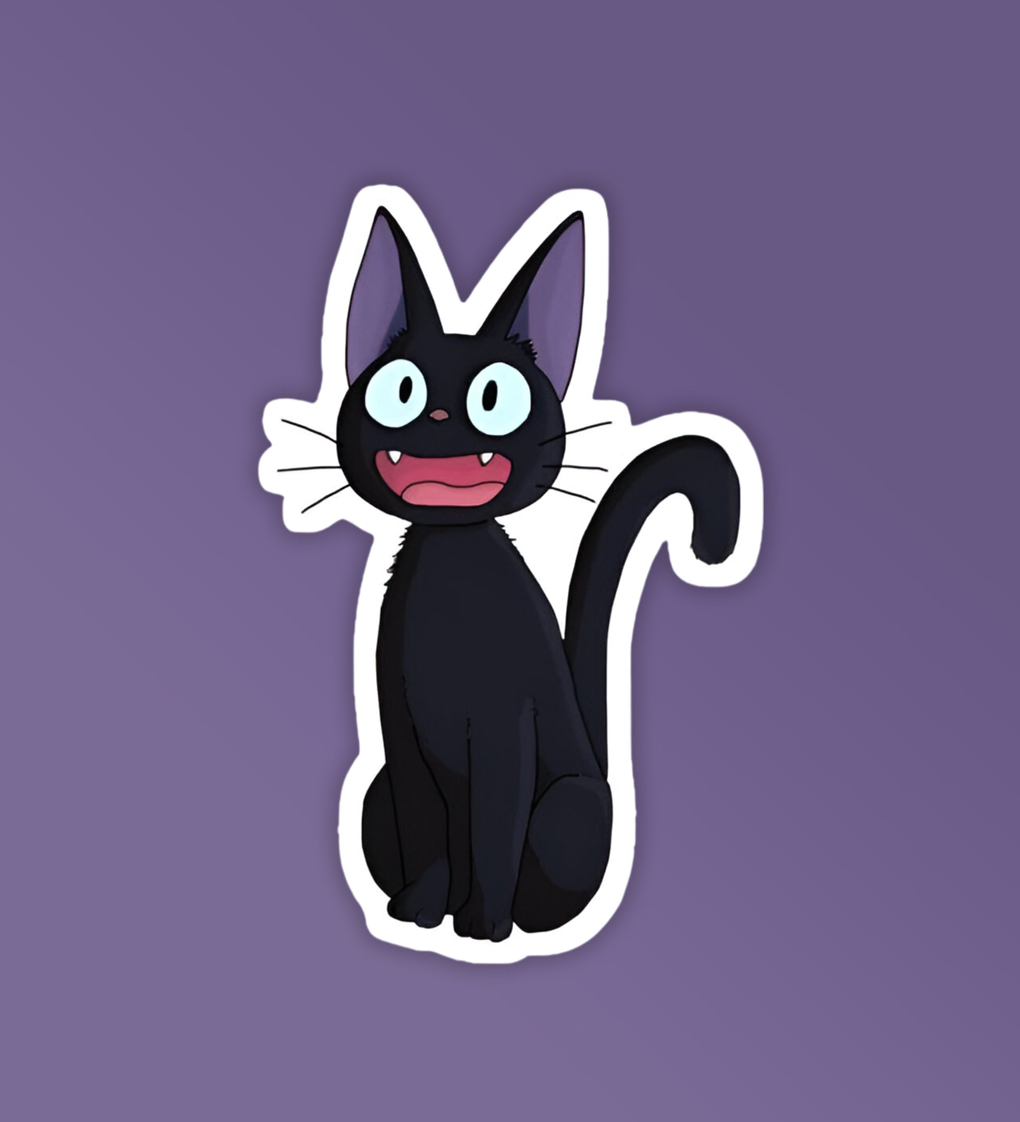 Jiji The Cat - Laptop / Mobile Stickers – Peeekaboo