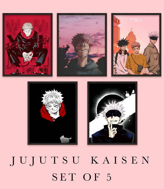 Jujutsu Kaisen Posters - Set Of 5