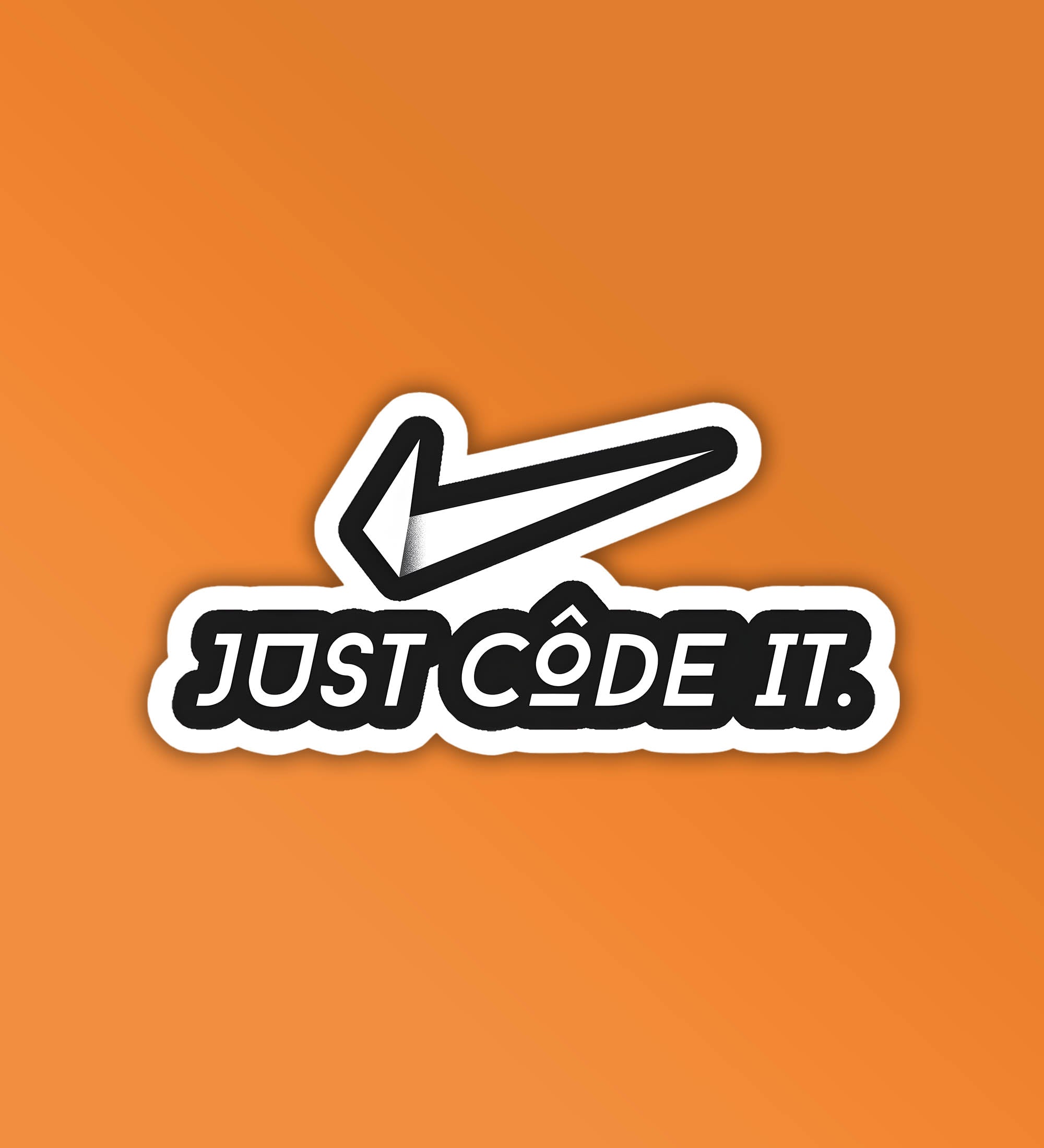 Just Code It #2 Programmer - Coding Sticker – Peeekaboo
