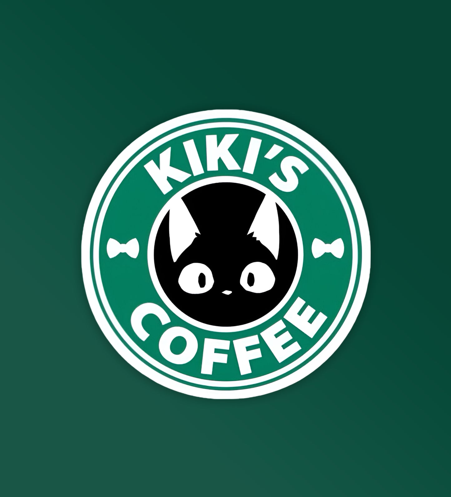 Kiki's Coffee - Laptop / Mobile Stickers