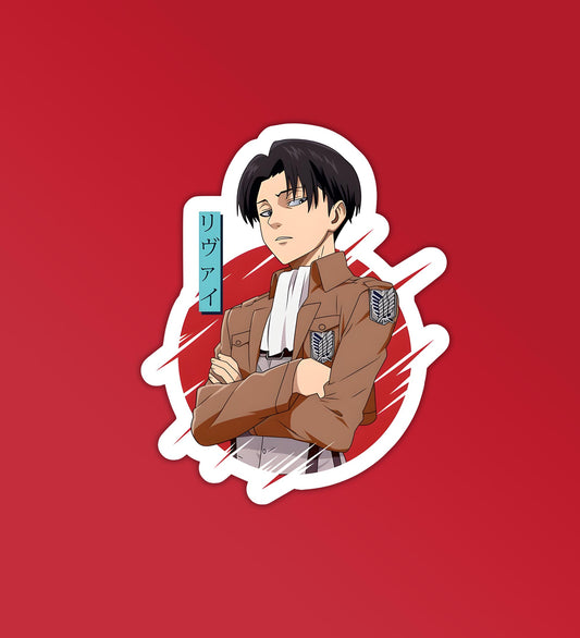 Levi AOT - Laptop & Mobile Stickers