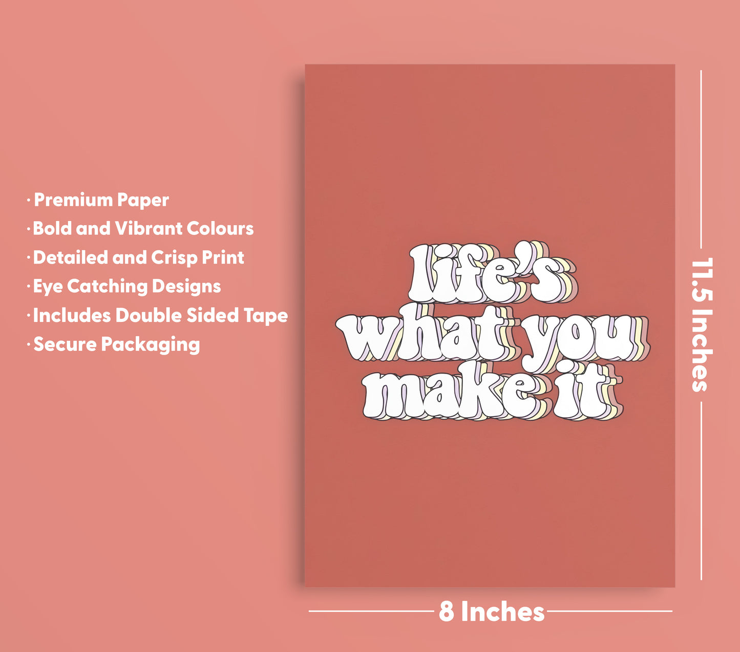 Life's What You Make It - Poster