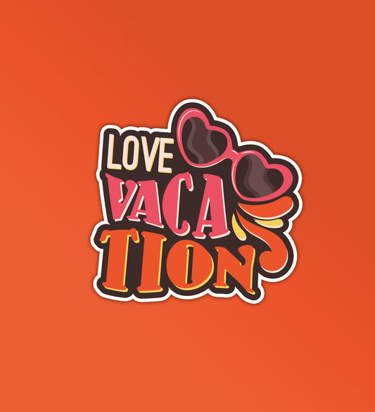 Love Vacations Sticker