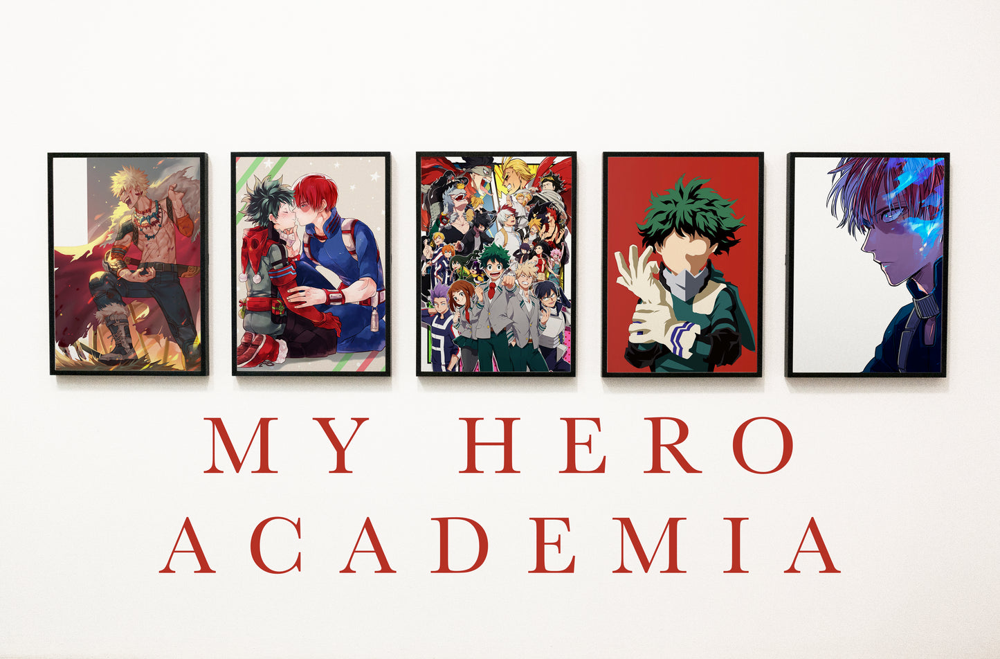 My Hero Academia Posters - Set Of 5