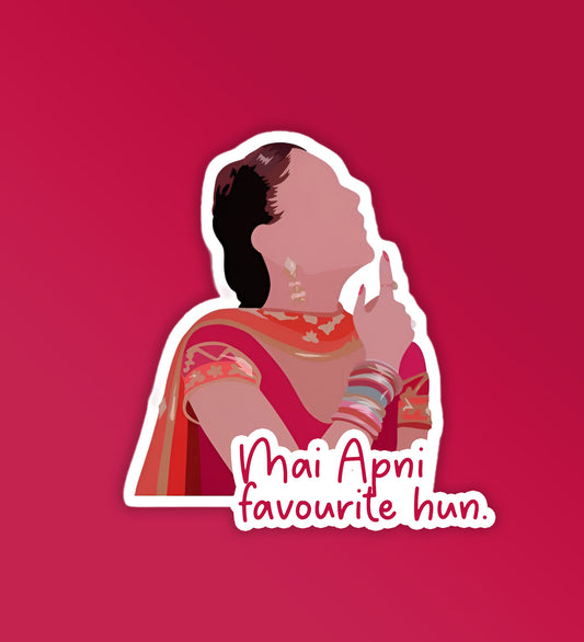 Mai Apni Favourite Hun | Laptop & Phone Sticker