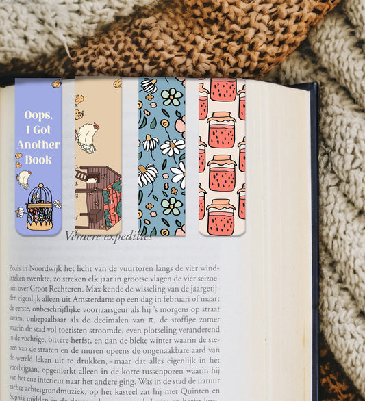 Magnetic Bookmark - Set Of 4 - I Got Another Book