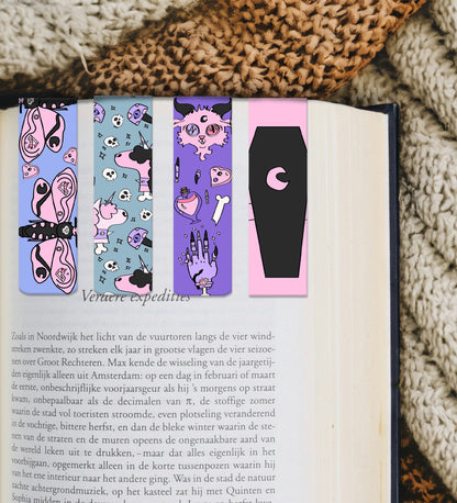 Magnetic Bookmark - Set Of 4 -Halloween