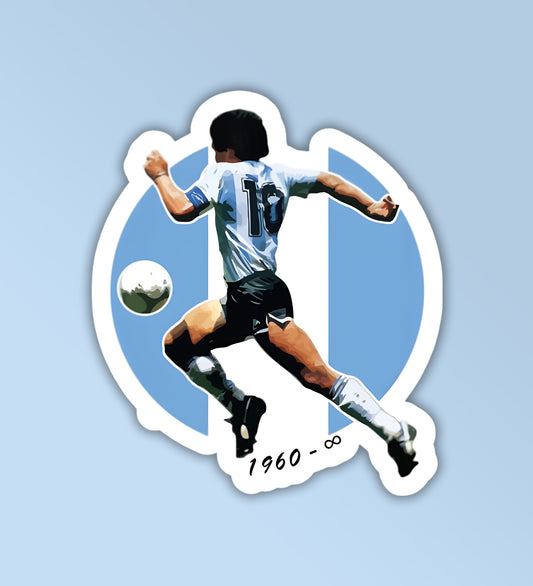 Maradona Football Sticker