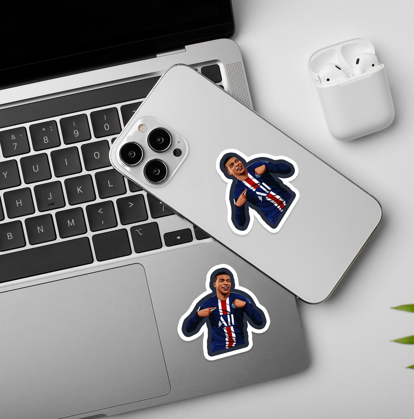 M Bappe Football Sticker