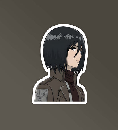 Mikasa Attack On Titans Sticker