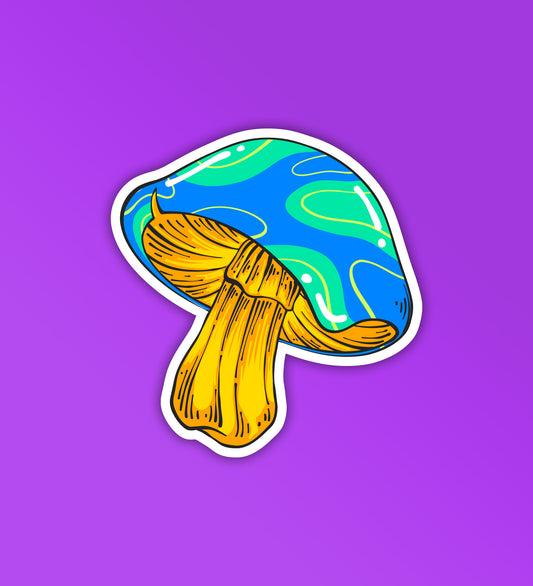 Trippy Mushrooms Sticker