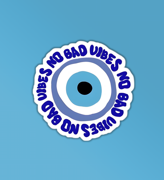 No Bad Vibes Sticker