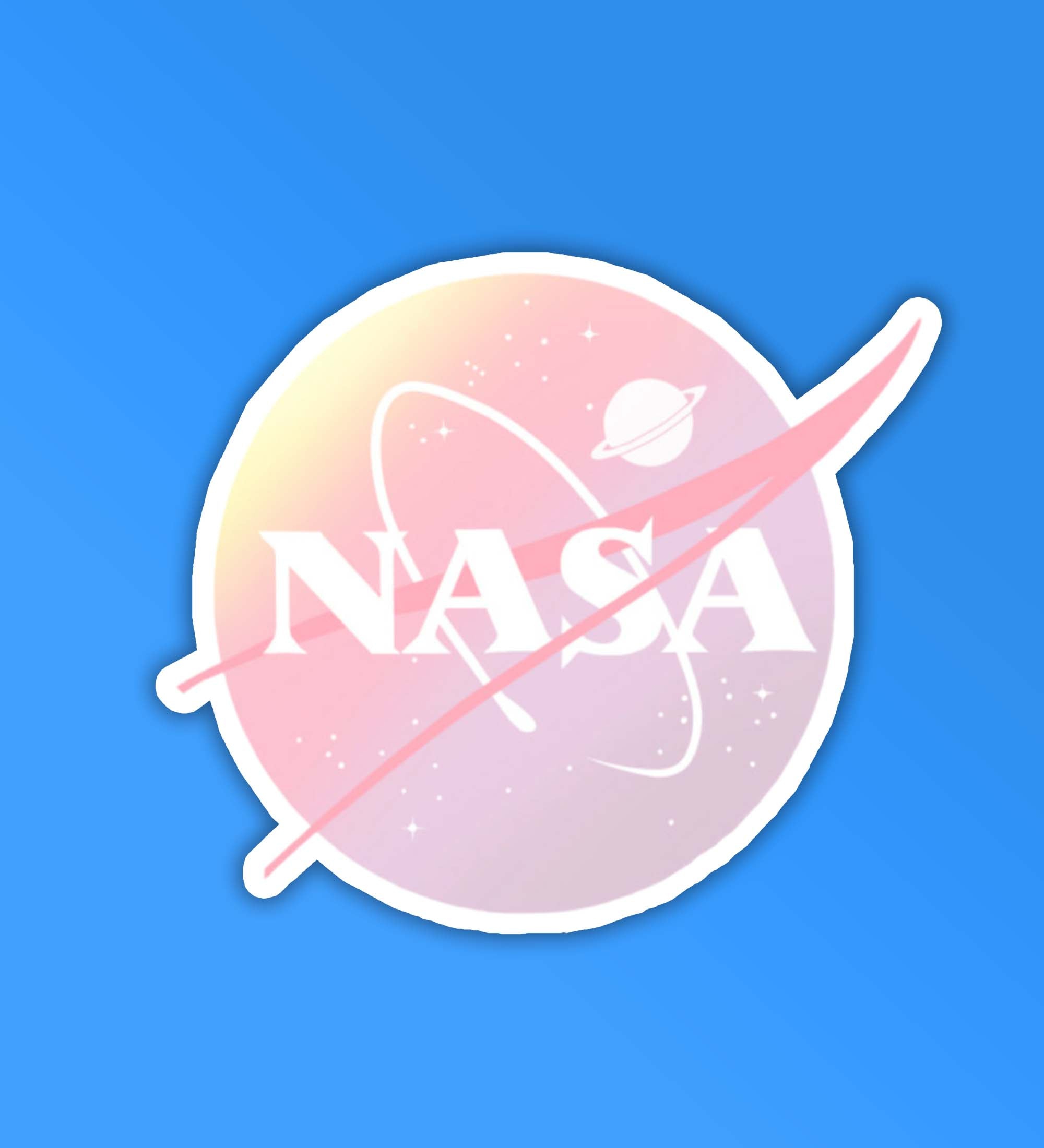 NASA Sticker – Peeekaboo
