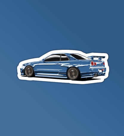 Nissan GTR  - Sticker