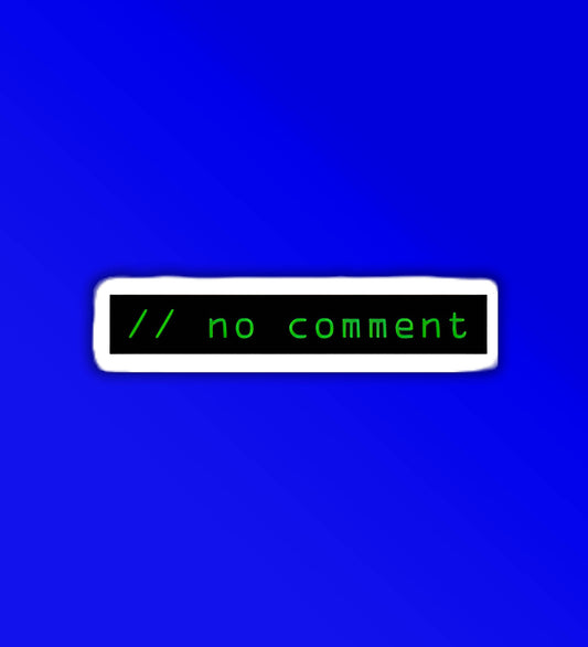 No Command Programmer - Coding Sticker