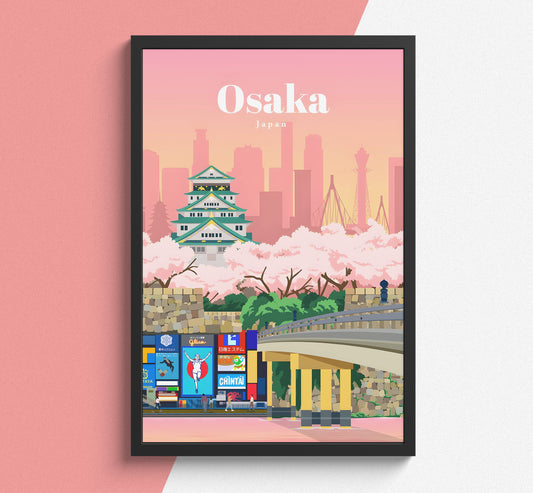 Osaka - Japan Wall Art - Poster