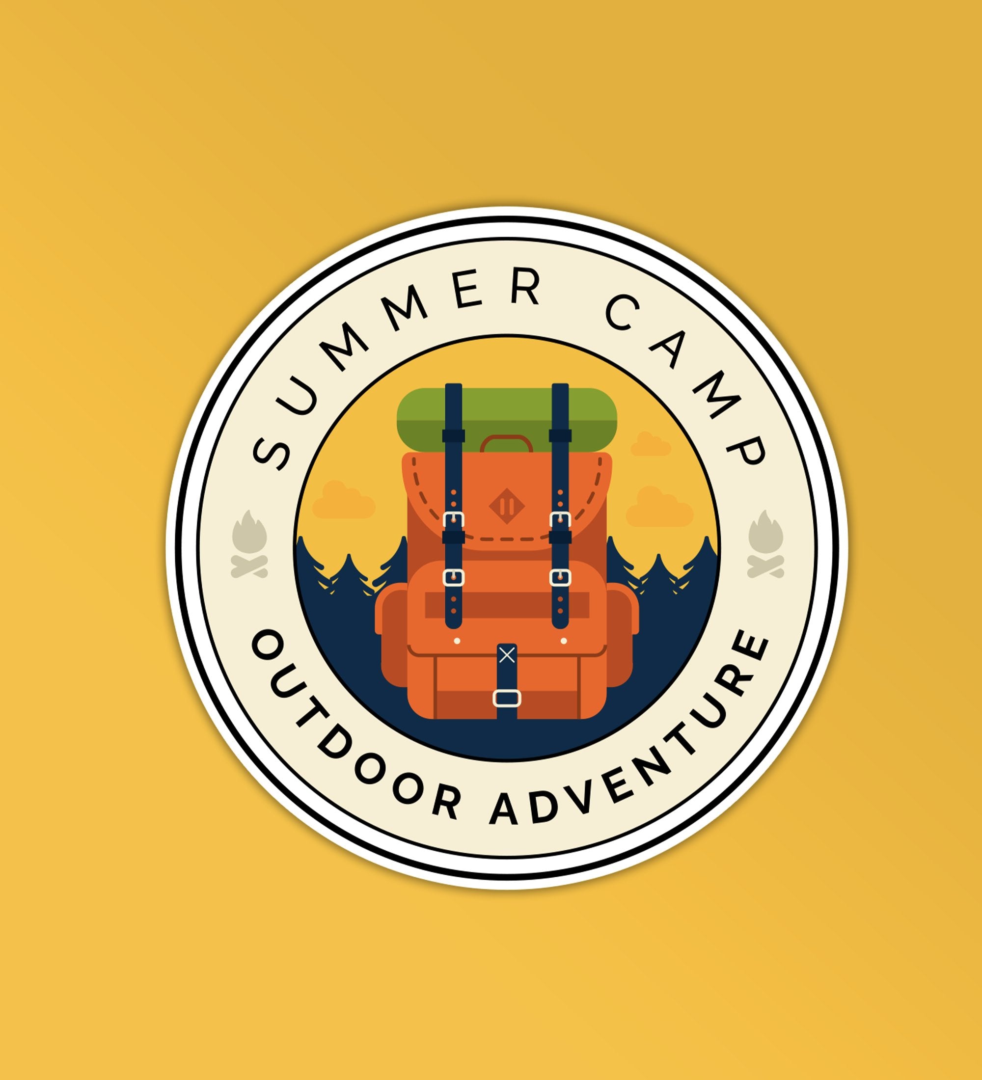 Campko Sticker Summer Camp Sticker – Peeekaboo