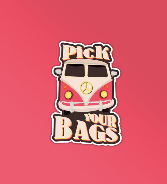 Pack Your Bags Travel Sticker