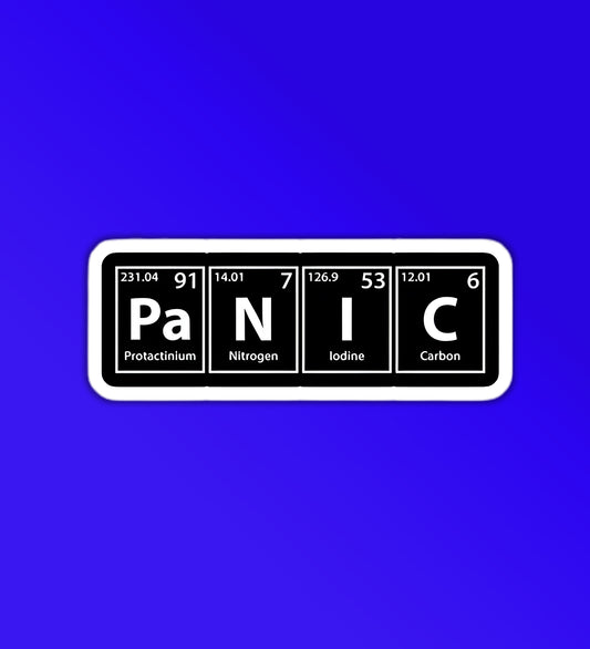 Periodic Panic Sticker