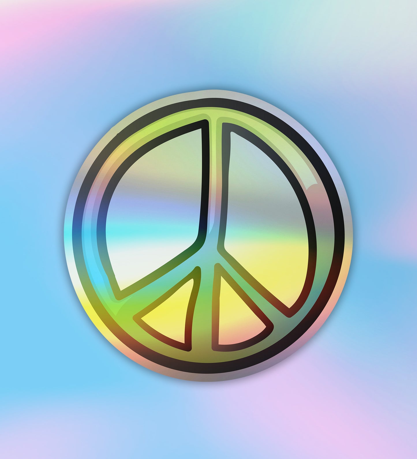 Peace | Holographic Laptop / Mobile Sticker