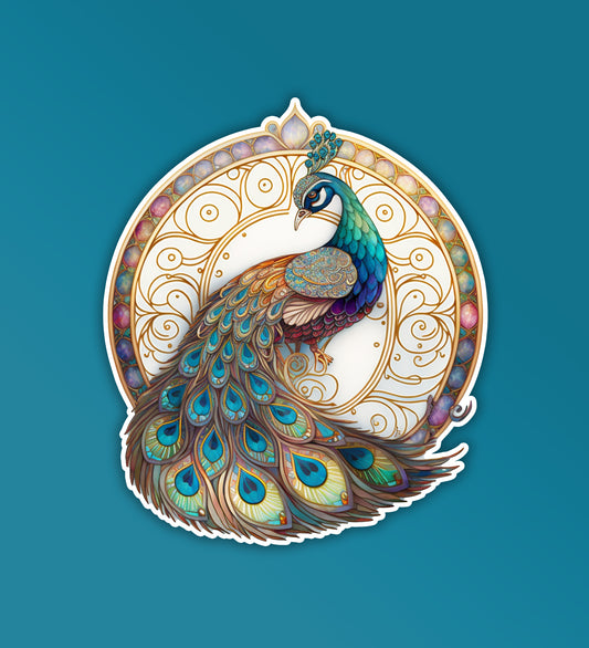 Peacock | Diwali Sticker